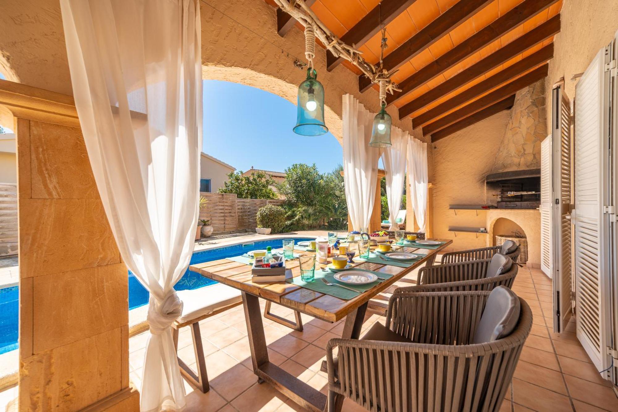 Villa Son Serra, Pool And Chill Out Close To The Beach Son Serra de Marina Bagian luar foto